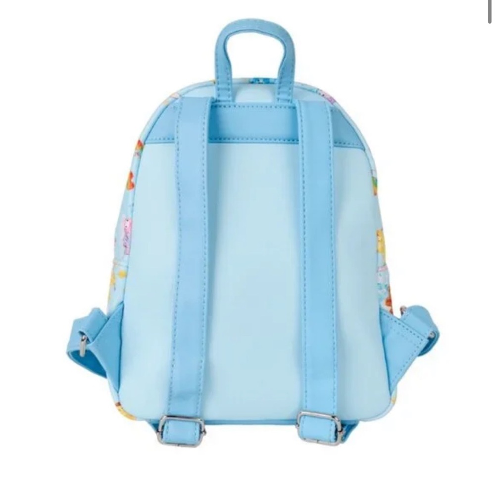 Loungefly Light Blue Care Bears Backpack - Picture 2 of 2